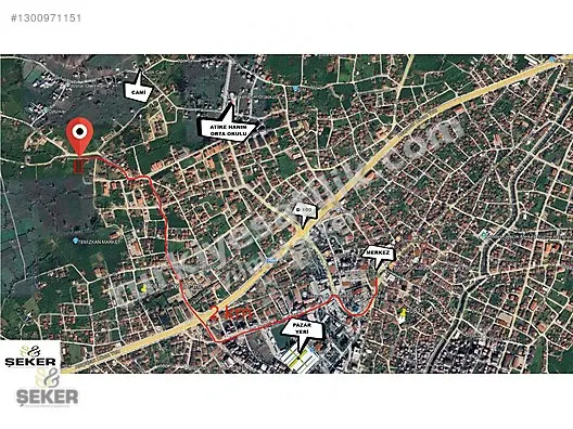 288-ŞEKERGAYRİMENKUL KEMALİYE MAH. 2.553. m2 SATILIK ARSA