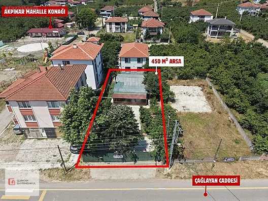 GÜRKAN GAYRİMENKUL AKPINAR MH. 450 M² ARSA İÇİNDE MÜSTAKİL EV